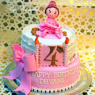 ballerina cake - Cake by khushi