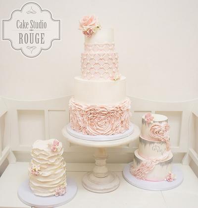 Blush wedding cake - Cake by Ceca79