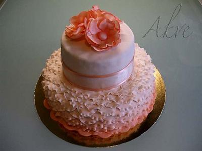 petal cake - Cake by akve