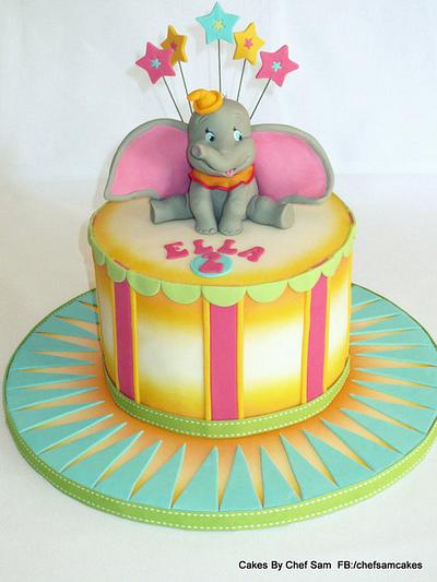 Dumbo the elephant - Cake by chefsam