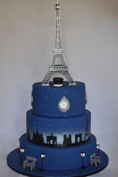 Midnight in Paris Cake - Cake by Laura Templeton