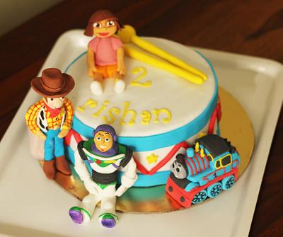 Favourite Toys cake - Cake by Smita Maitra (New Delhi Cake Company)