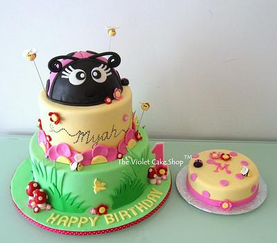Ladybug Garden Cake - Cake by Violet - The Violet Cake Shop™