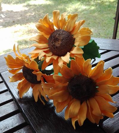 Sunflowers....I love them!!! - Cake by Amy Blasi