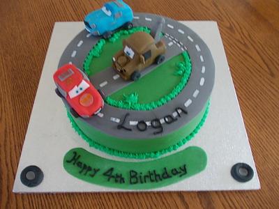 Cars Cake - Cake by David Mason