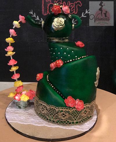 Topsy Turvy Tea Party - Cake by Veronica Matteson