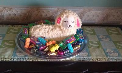 Easter Lamb - Cake by JJMom