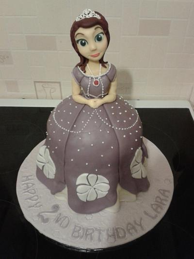 Sofia the First - Cake by Little Cakes Of Art