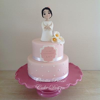 First communion Lisa - Cake by Orietta Basso