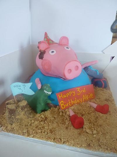 George pig - Cake by Dawn and Katherine