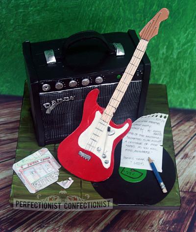 Danny - Musician Birthday Cake - Cake by Niamh Geraghty, Perfectionist Confectionist