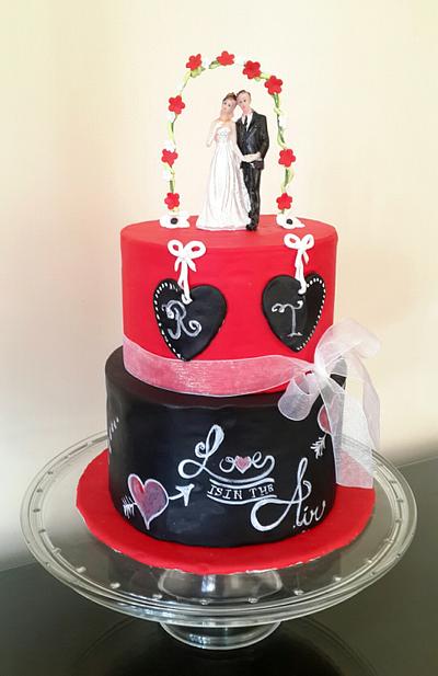 love is in the air - Cake by aarti