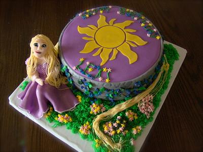 Rapunzel Cake - Cake by Kristen Babcock