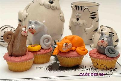 Catsy cupcake - Cake by Barbara Perego Cake Design