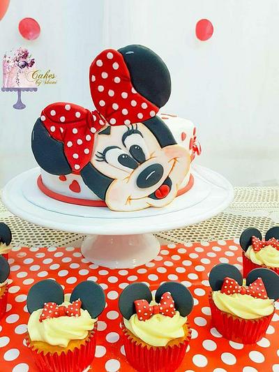Minnie mouse birthday cake - Cake by Cakes by Shani