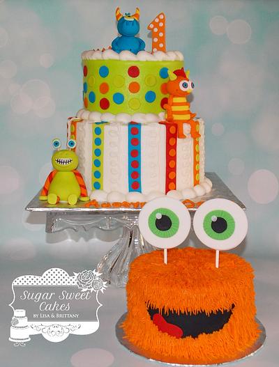 Monster 1st Bday - Cake by Sugar Sweet Cakes