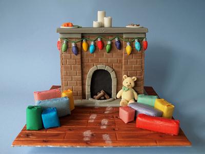 Fireplaces Cake - Cake by Cathy's Cakes