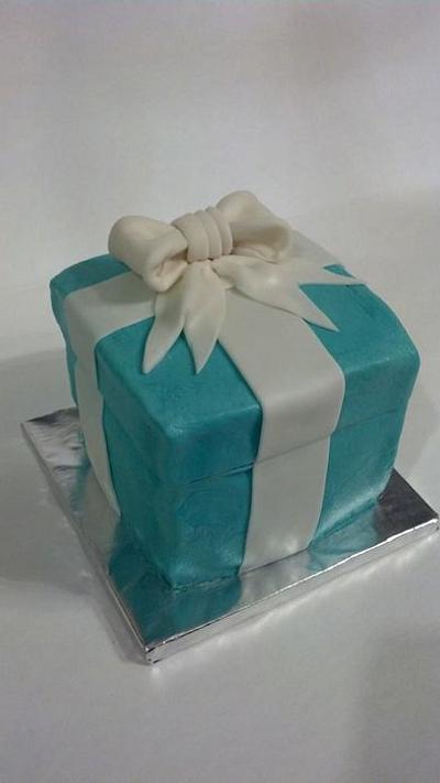 Tiffany Box - Cake by Charis