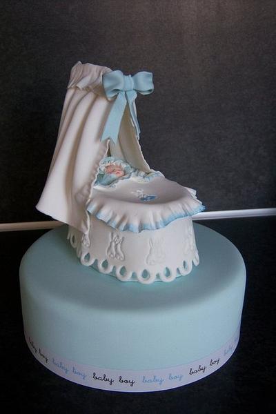 Peter Rabbit baby crib - Cake by Ria123