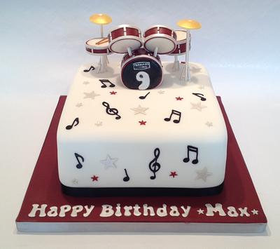 Drum Kit Cake - Cake by Jackie's Cakery 