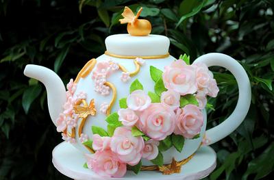 Teapot cake - Cake by Amelia's Cakes