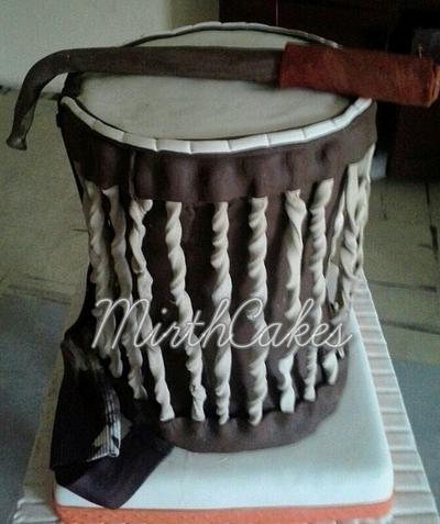 Talking Drum  - Cake by Mirth Cakes