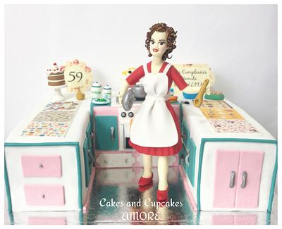 Cake for a kitchen lover - Cake by Tortas Amore