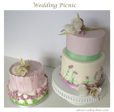 Wedding Picnic  - Cake by Alicia's CB