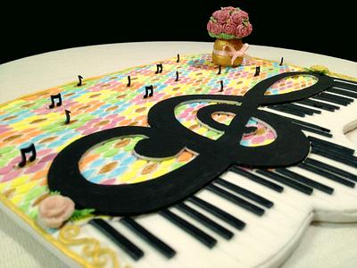 🎵Dancing notes on a piano 🎹 - Cake by My Sweet World_Elena