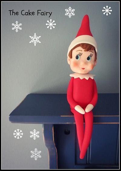 Elf on the Shelf! (topper with tutorial) - Cake by Renee Daly