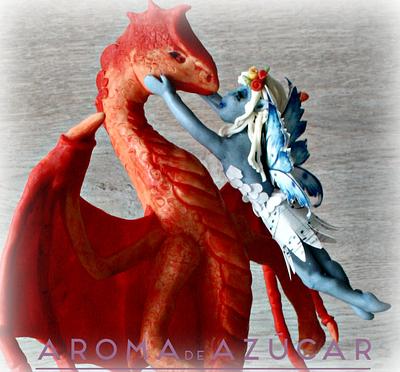 Dragon and fairy - Cake by Aroma de Azúcar