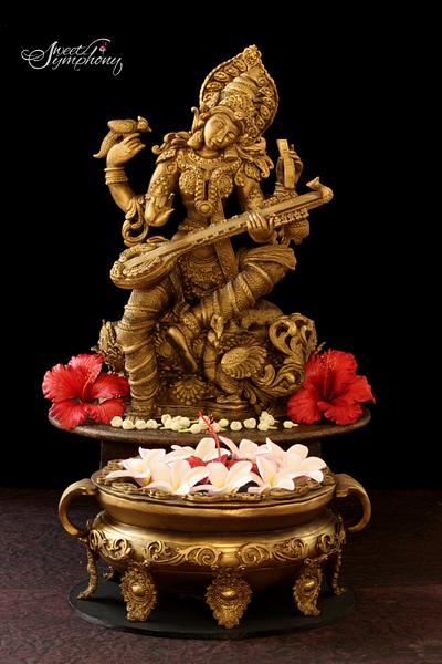 Goddess Saraswati  - Cake by Sweet Symphony
