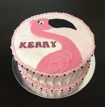 Pink Flamingo - Cake by CakesbyCorrina