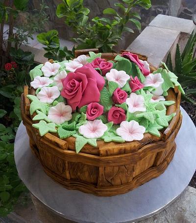  Wooden Flower pot - Cake by Cake on Me