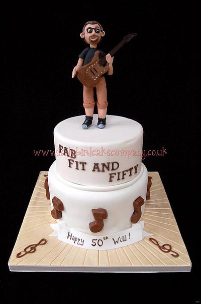 Guitarist 50th birthday cake - Cake by ladybirdcakecompany
