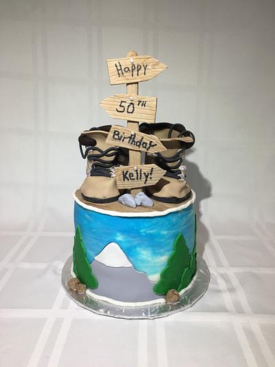 Hiking Boots - Cake by Brandy-The Icing & The Cake