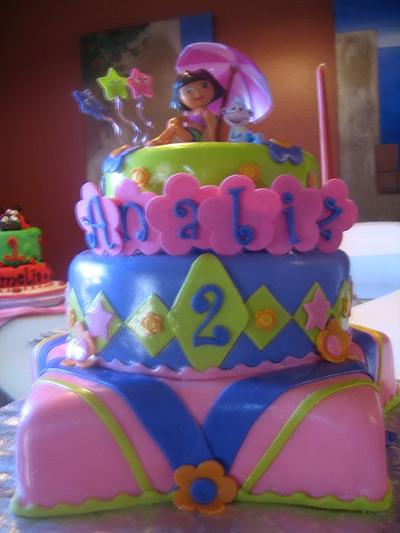 Dora - Cake by AshleysCakeDesigns