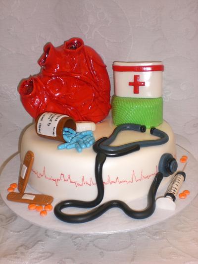 Cardiac Cake - Cake by Maggie Rosario