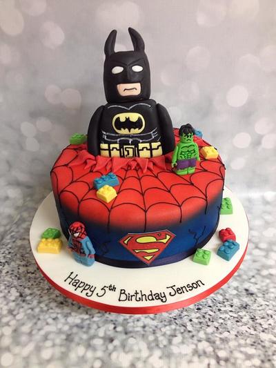 Lego Batman - Cake by The Cake Lady 