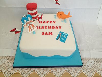 Cat in the hat cake - Cake by Alison m