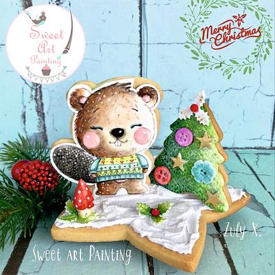  Waiting for Christmas - Cake by Sweet Art Painting