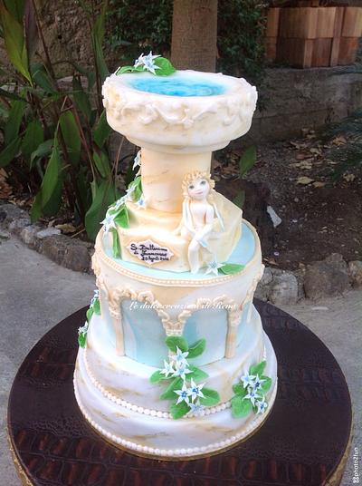 Torta fonte battesimale - Cake by Le dolci creazioni di Rena