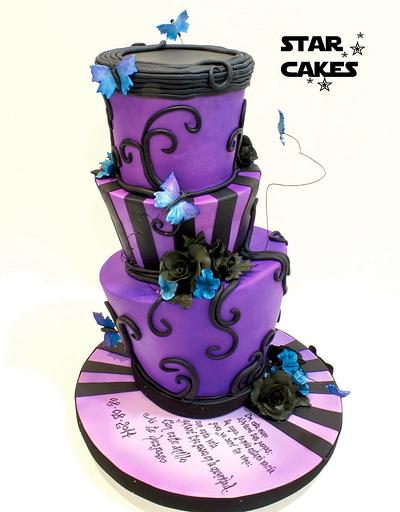 Corpse Bride inspired wedding cake (another one) - Cake by Star Cakes