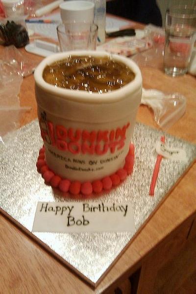 dunkin donuts cake - Cake by michelle 