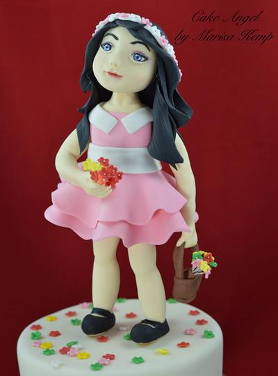 Little Blossom Girl - Cake by Cake Angel by Marisa Kemp