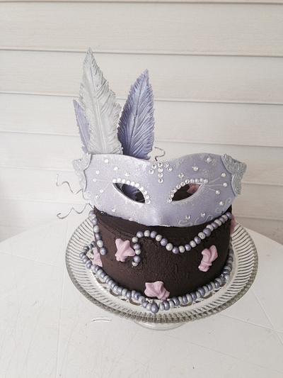 Mask Cake - Cake by Kathryn