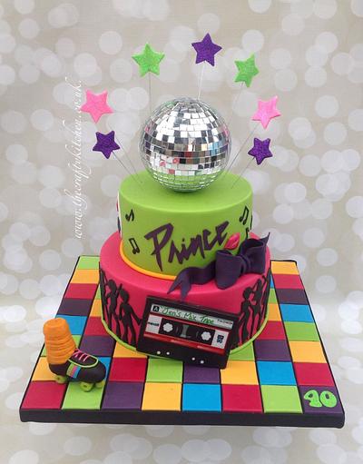 D.I.S.C.O 80's Style! - Cake by The Crafty Kitchen - Sarah Garland