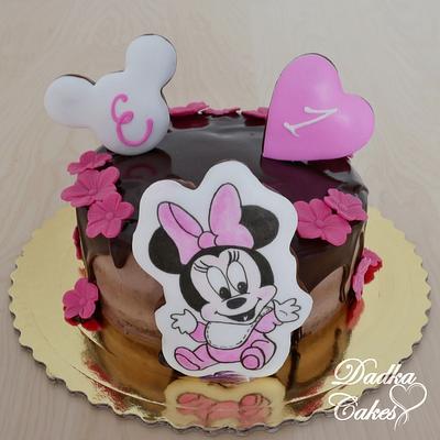 Mini Minnie mouse cake - Cake by Dadka Cakes