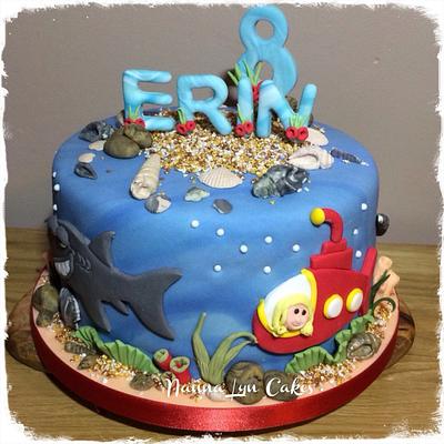 Under the ocean - Cake by Nanna Lyn Cakes