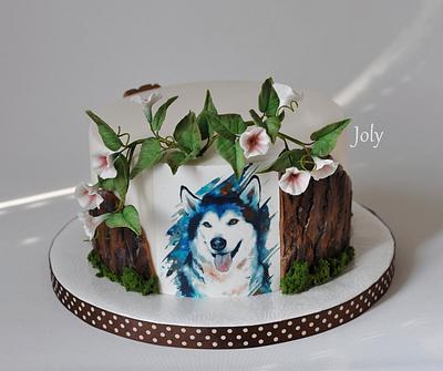 Siberian husky - Cake by Jolana Brychova